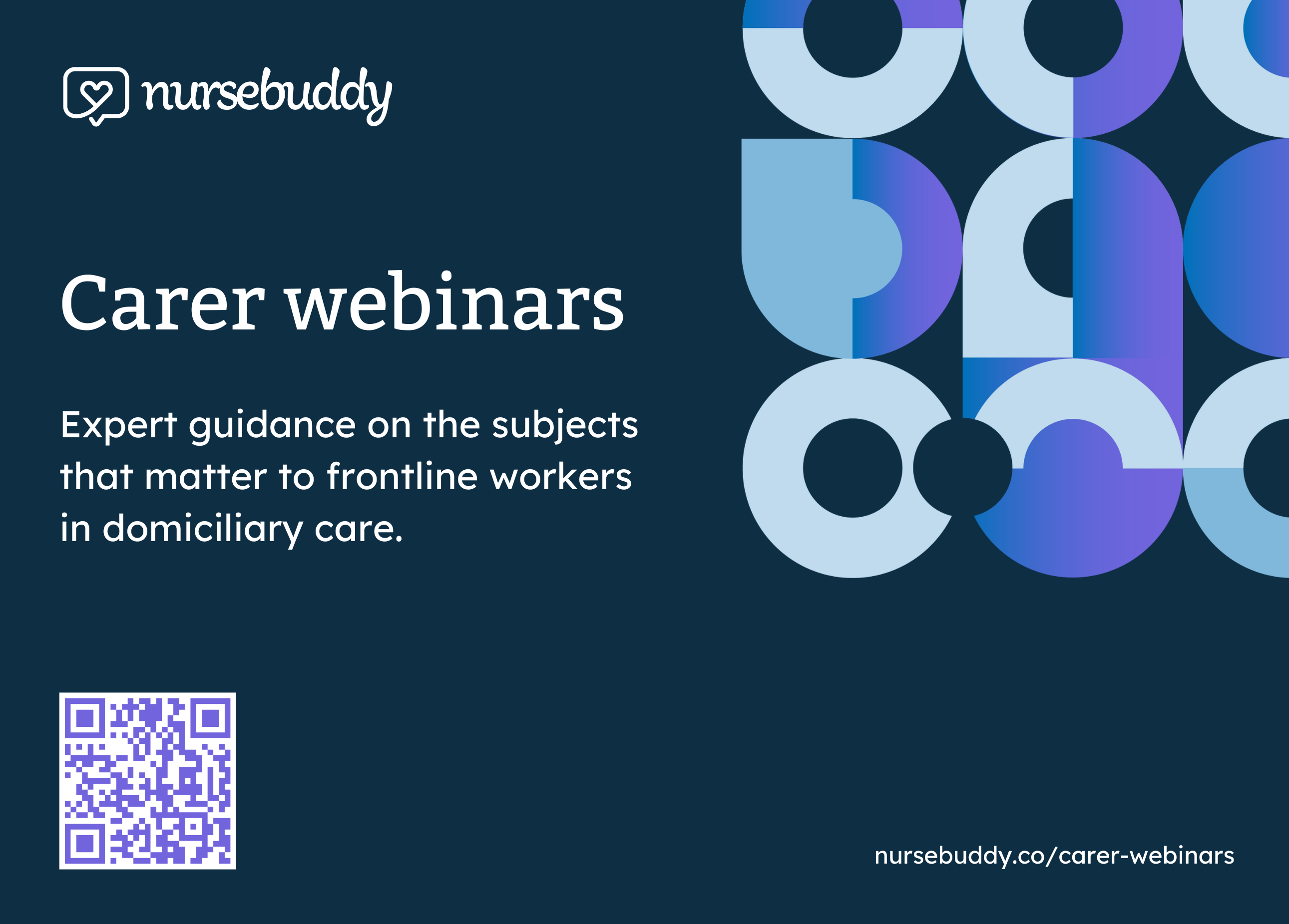 Nursebuddy's carer webinar series