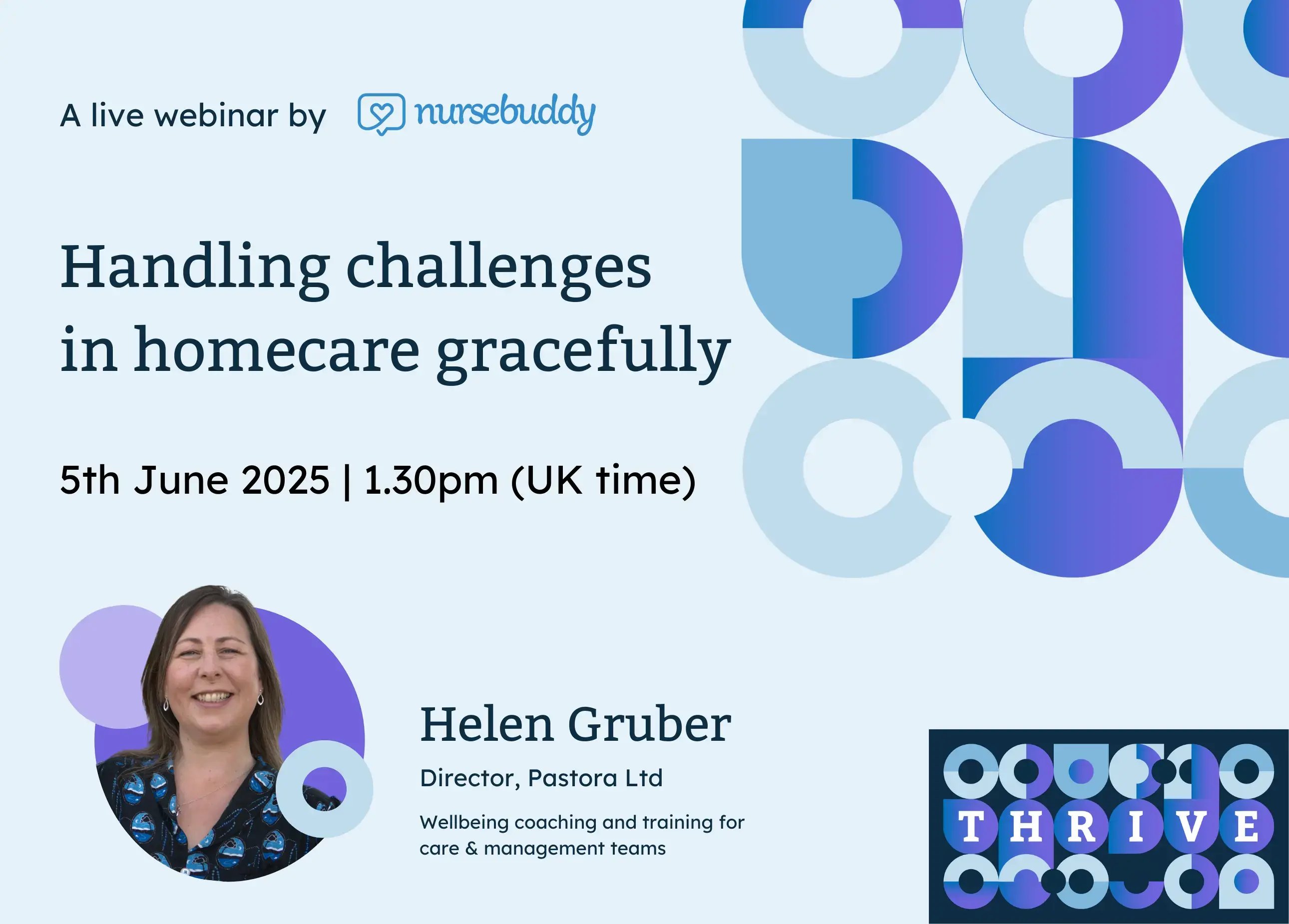 Handling challenges in homecare gracefully - a live webinar from Nursebuddy and Pastora