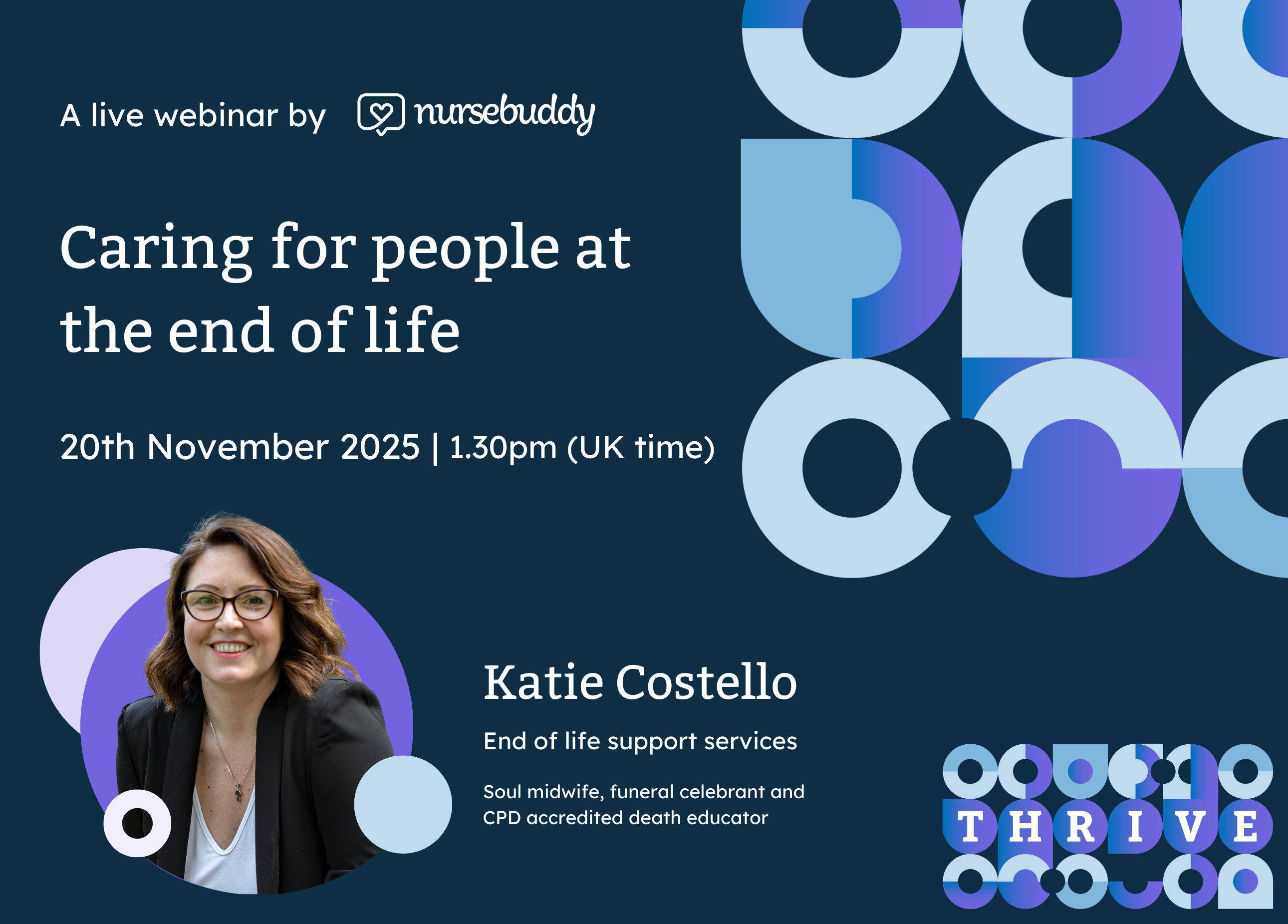 Live webinar: Caring for people at the end of life
