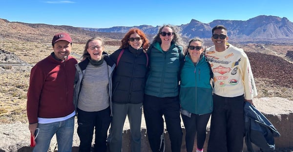 The Nursebuddy team get together in Tenerife 2025