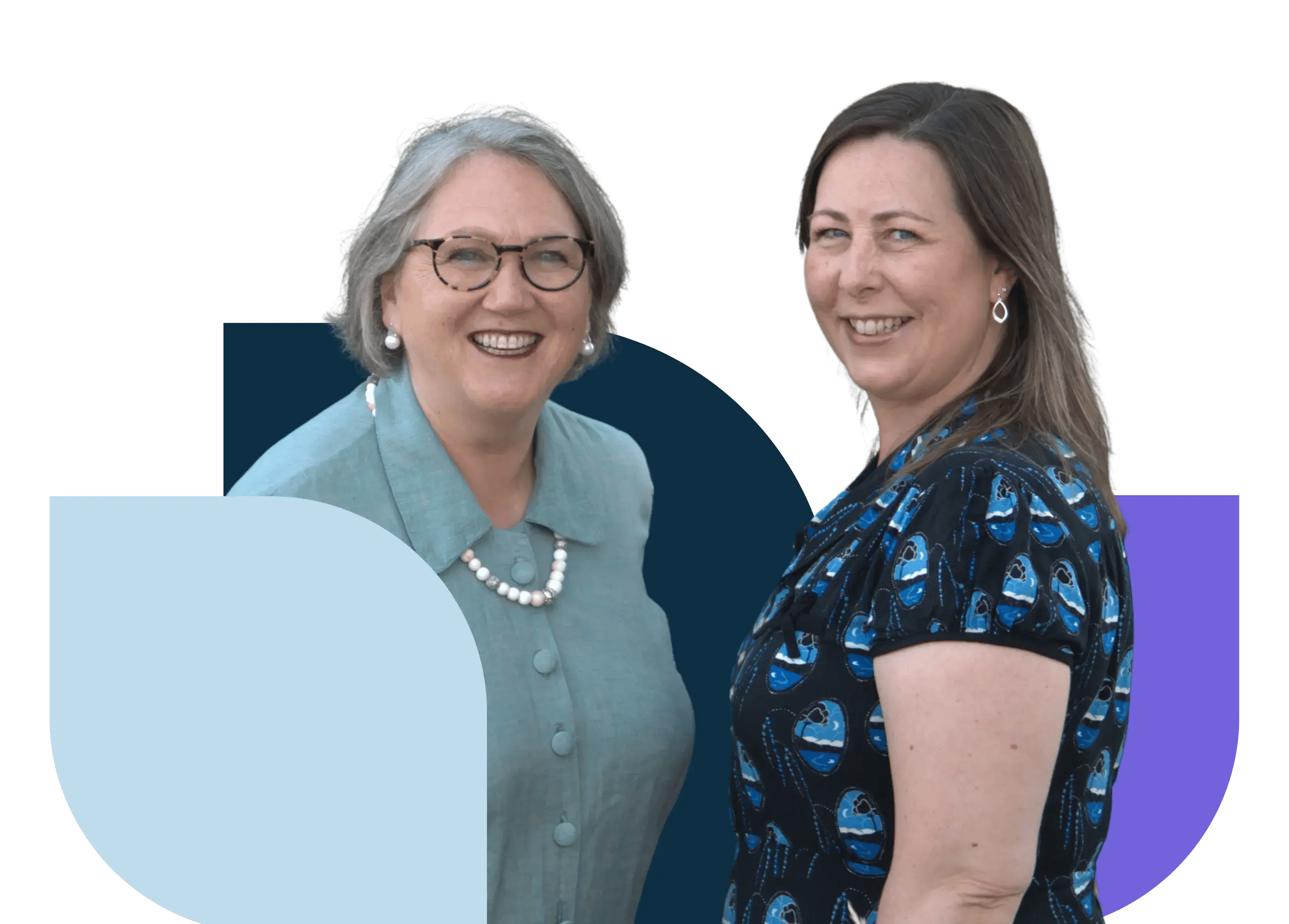 Helen Gruber and Marilyn Rixhon of Pastora